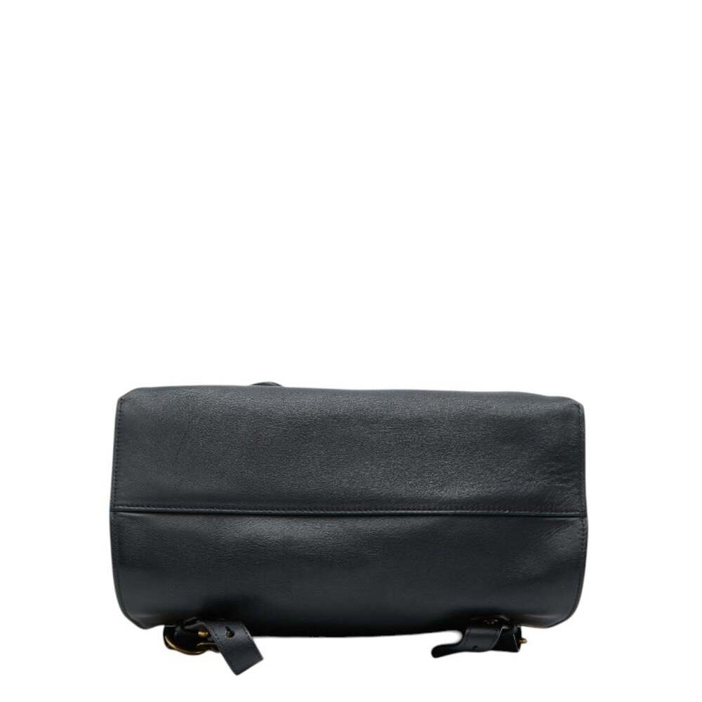 GUCCI Black Leather GG Marmont Backpack - Picture 3 of 14